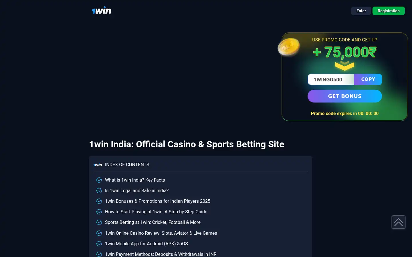 Screenshot of cointrade.co.in