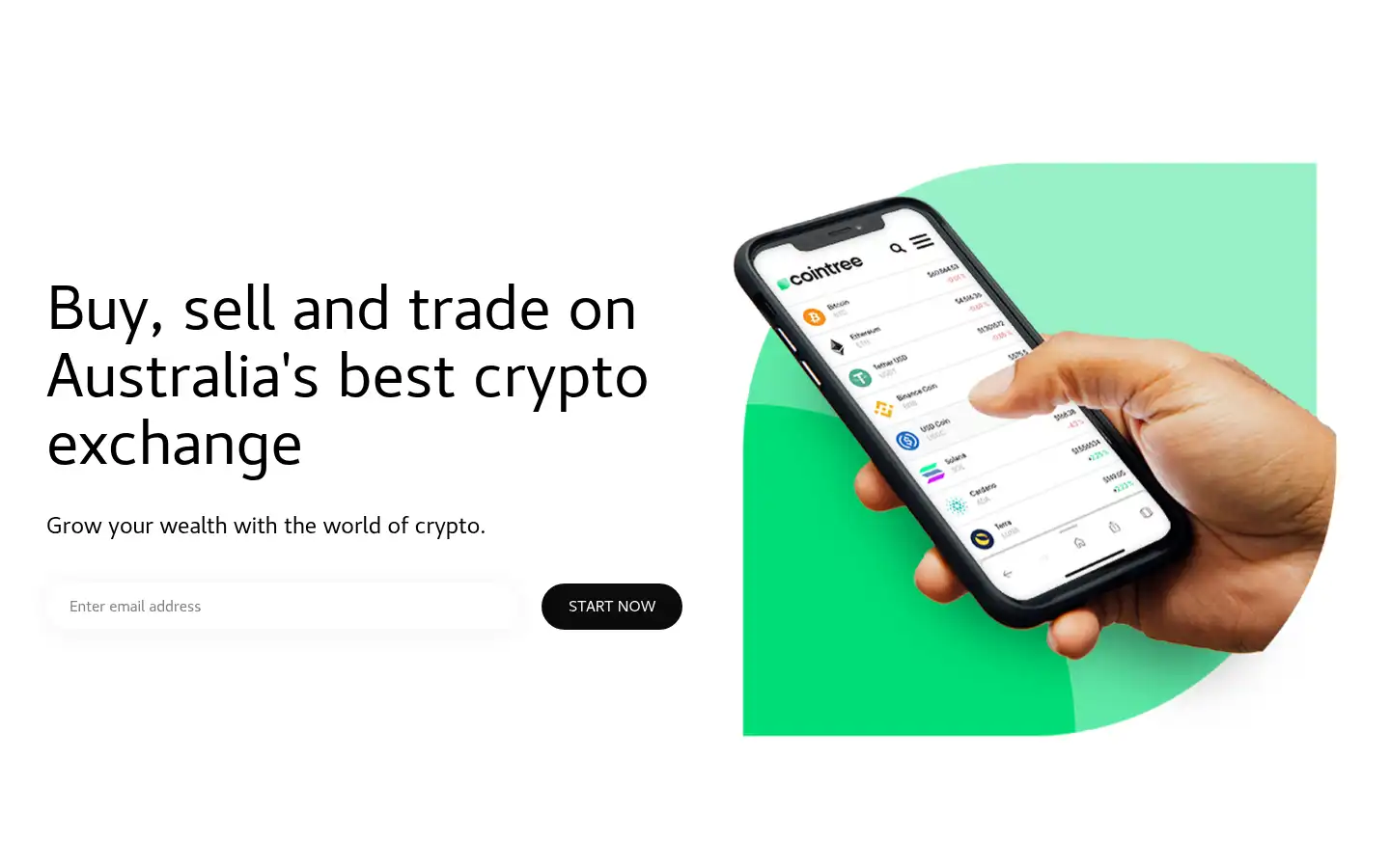 Screenshot of cointree.com