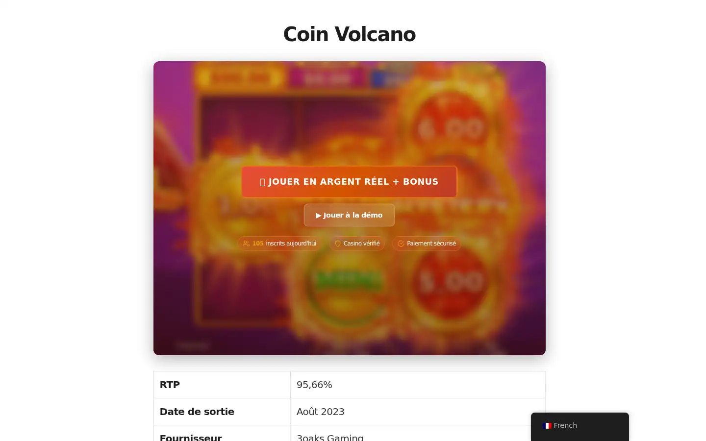 Screenshot of coinvolcano.net
