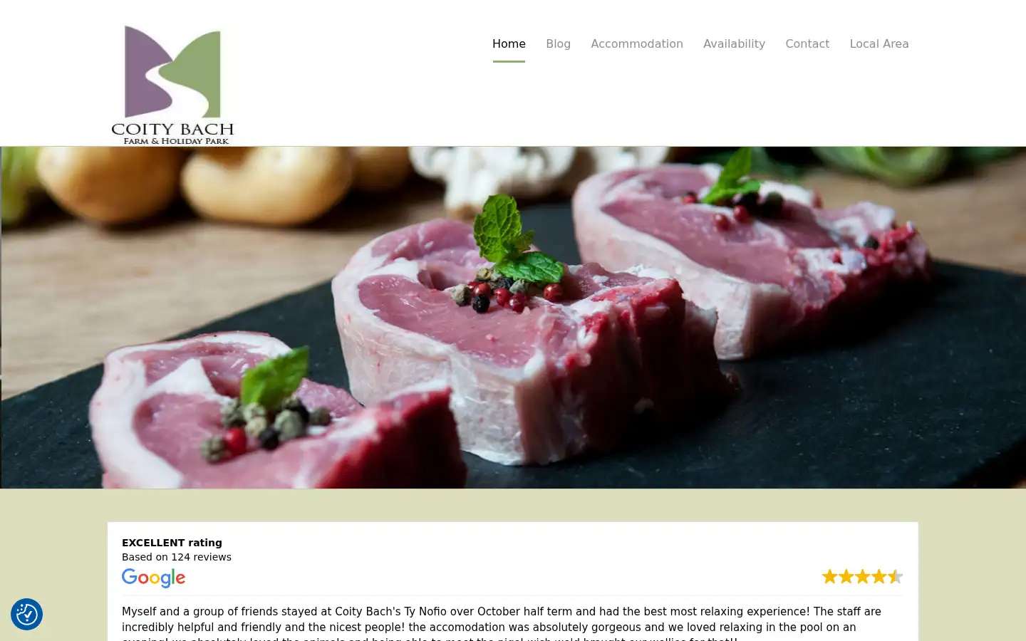 Screenshot of coitybach.co.uk