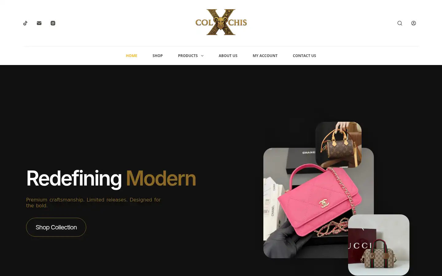 Screenshot of colchisx.com