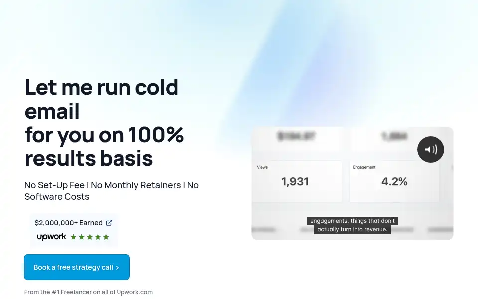 Screenshot of cold.email