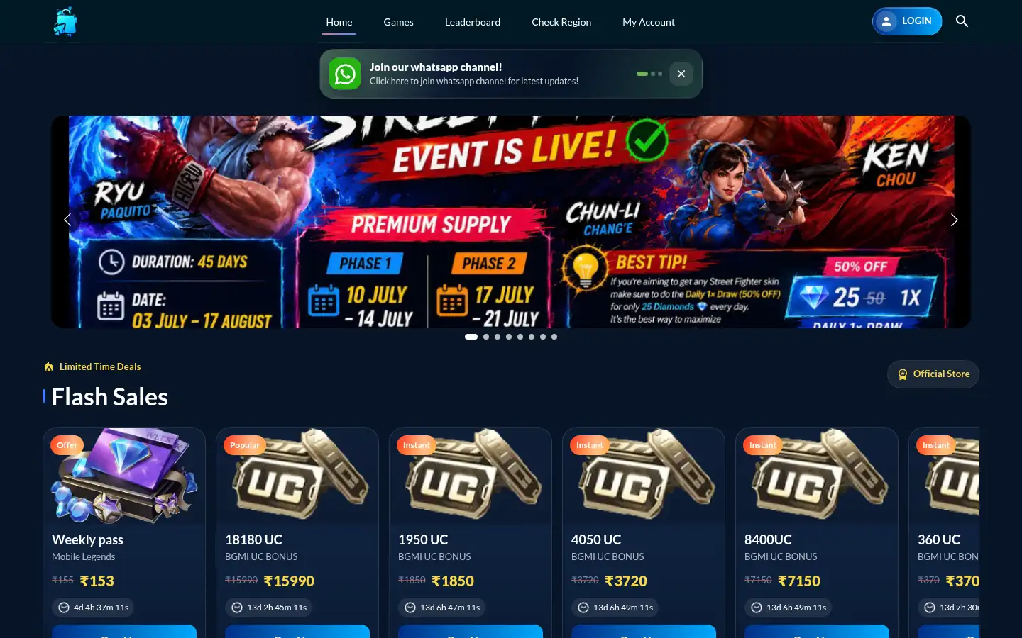 Screenshot of coldofficialstore.com