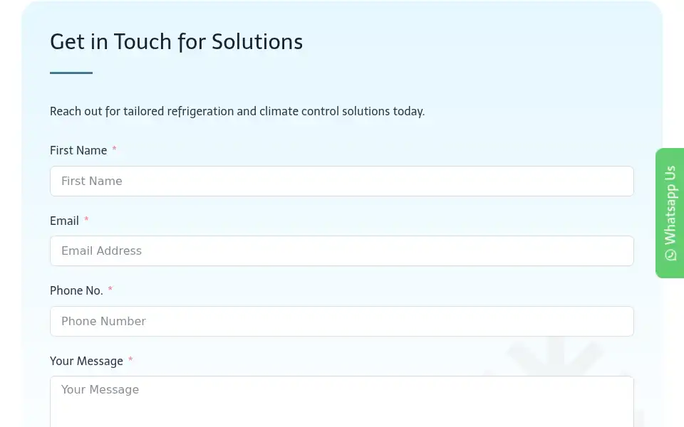 Screenshot of coldroomplus.co.uk