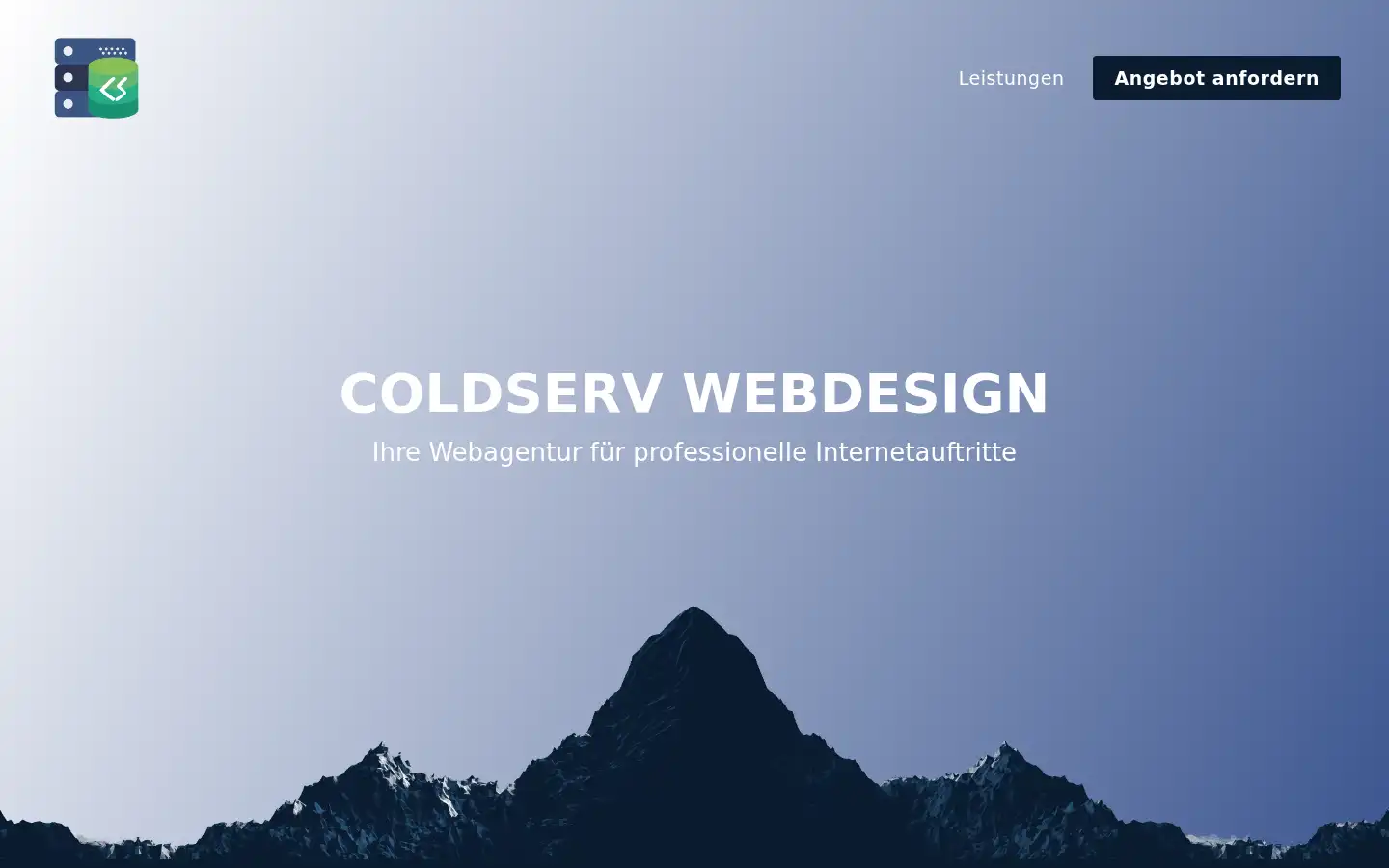Screenshot of coldserv.de