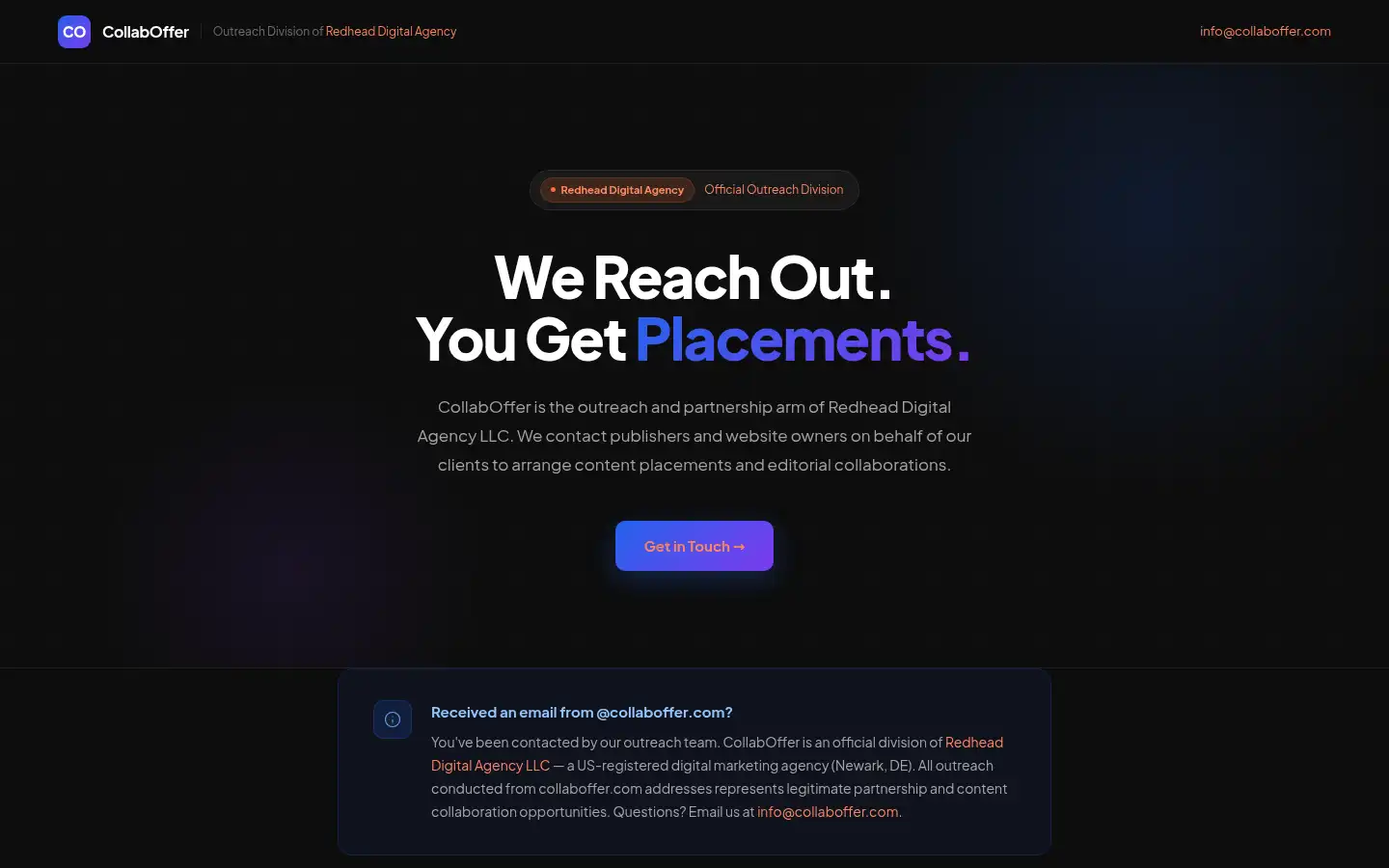 Screenshot of collaboffer.com
