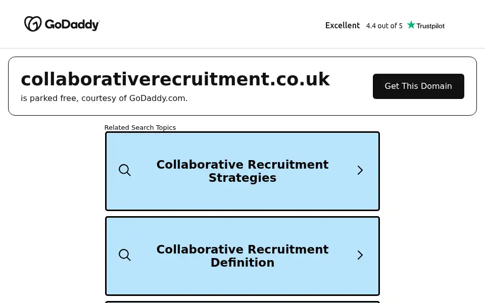 Screenshot of collaborativerecruitment.co.uk