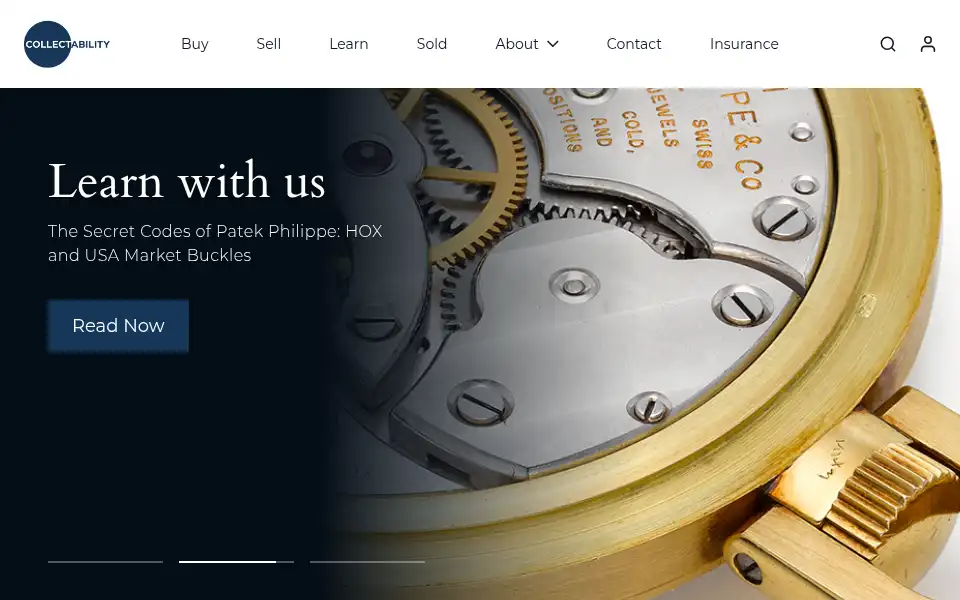 Screenshot of collectability.com