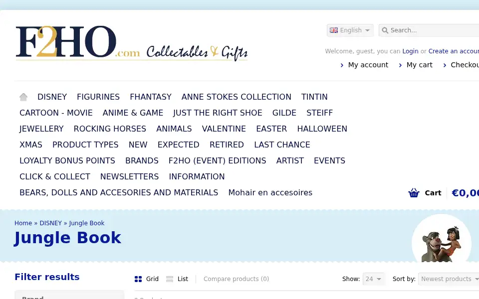 Screenshot of collectables-f2ho.com