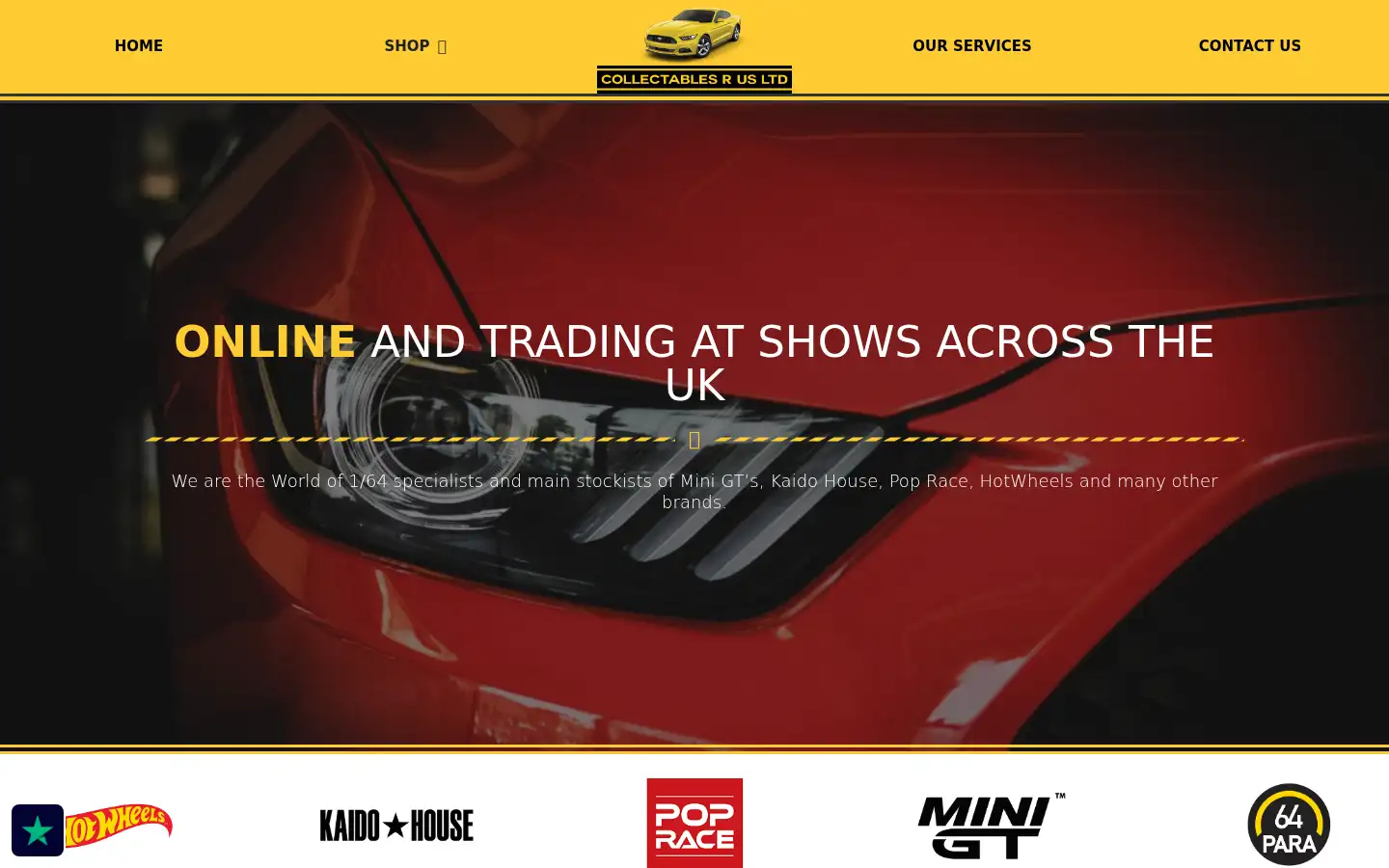 Screenshot of collectablesrus.co.uk