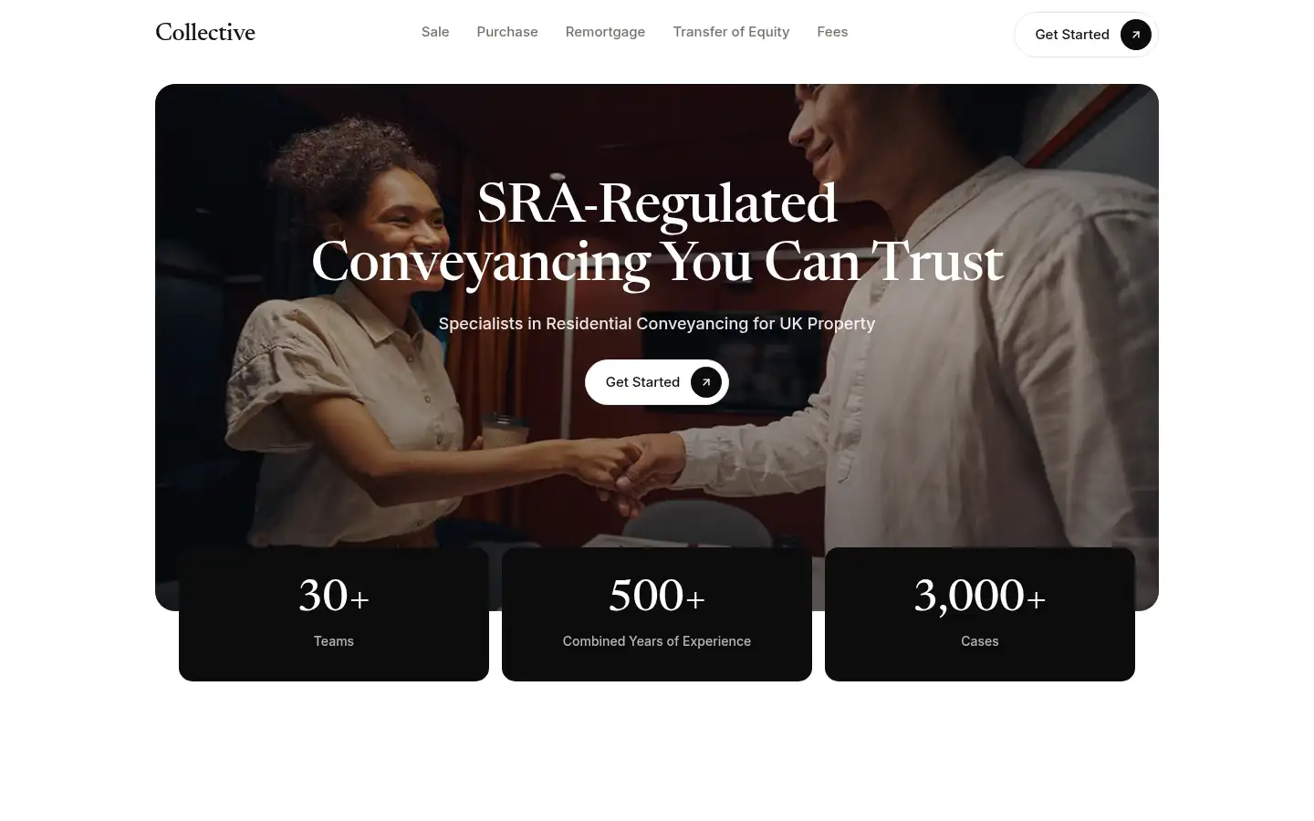 Screenshot of collective.legal