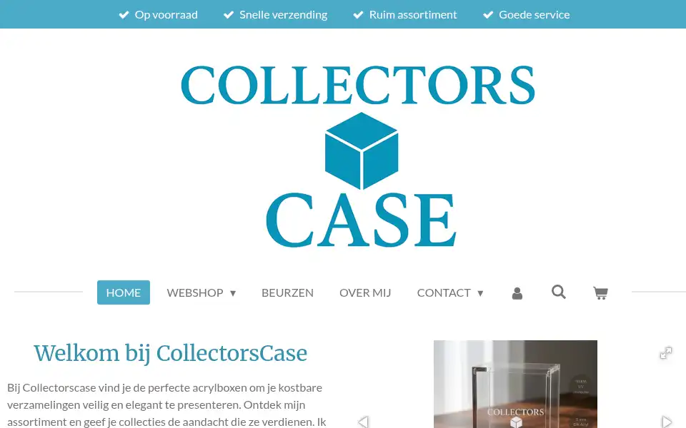 Screenshot of collectorscase.nl