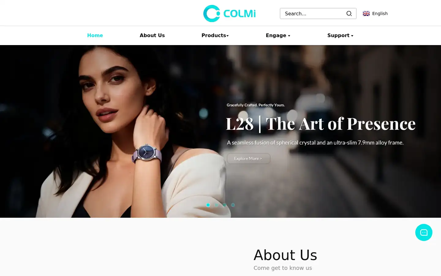 Screenshot of colmi.com