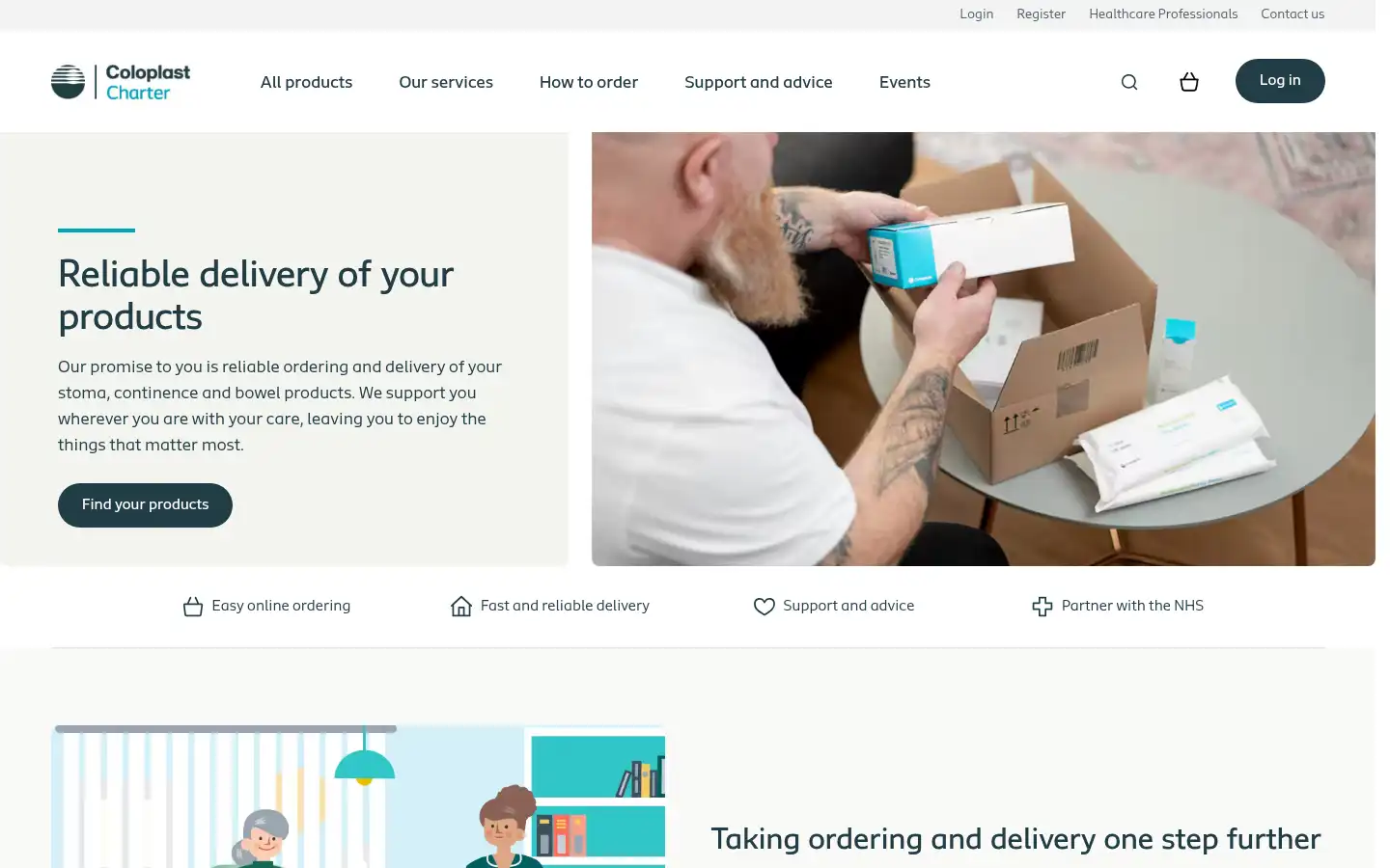 Screenshot of coloplastcharter.co.uk