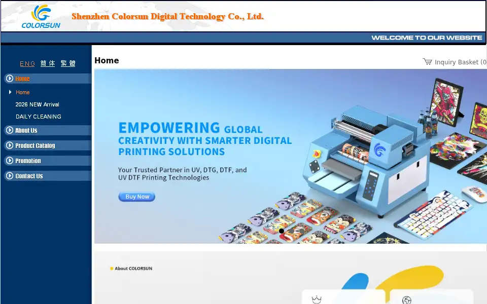 Screenshot of color-sun.com