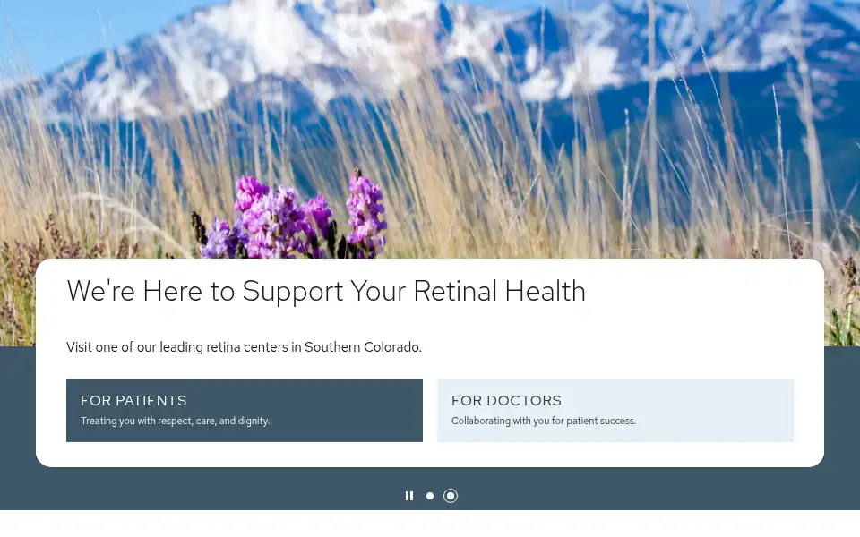 Screenshot of coloradoretina.com