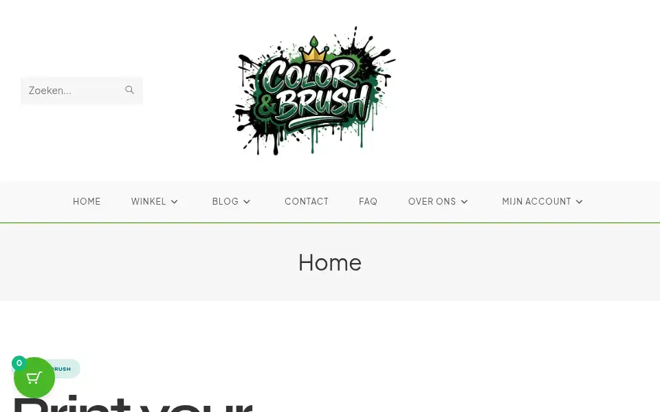 Screenshot of colorandbrush.nl