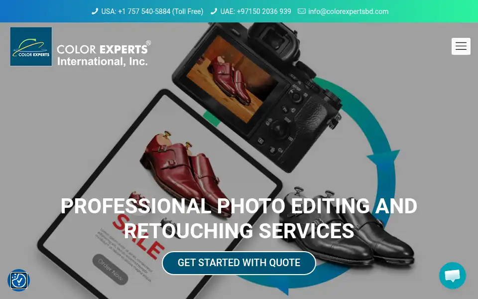 Screenshot of colorexpertsbd.com