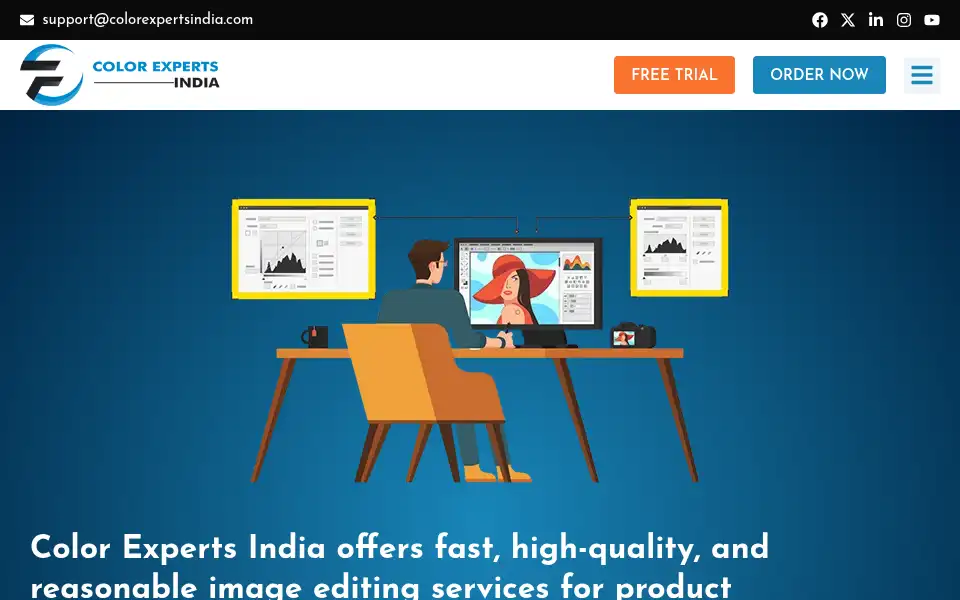 Screenshot of colorexpertsindia.com