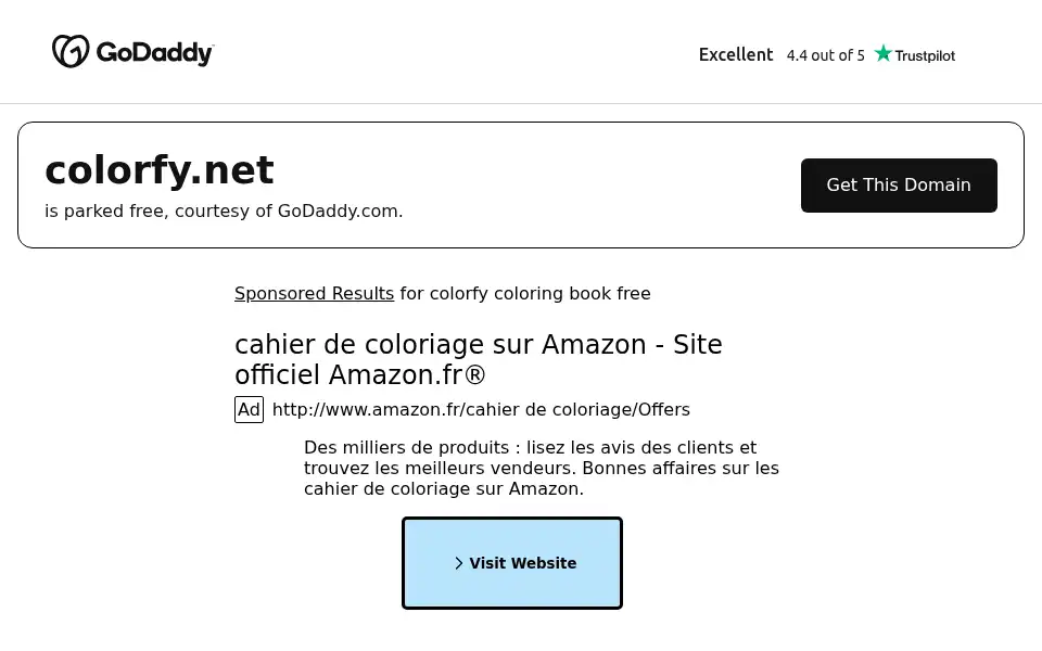 Screenshot of colorfy.net