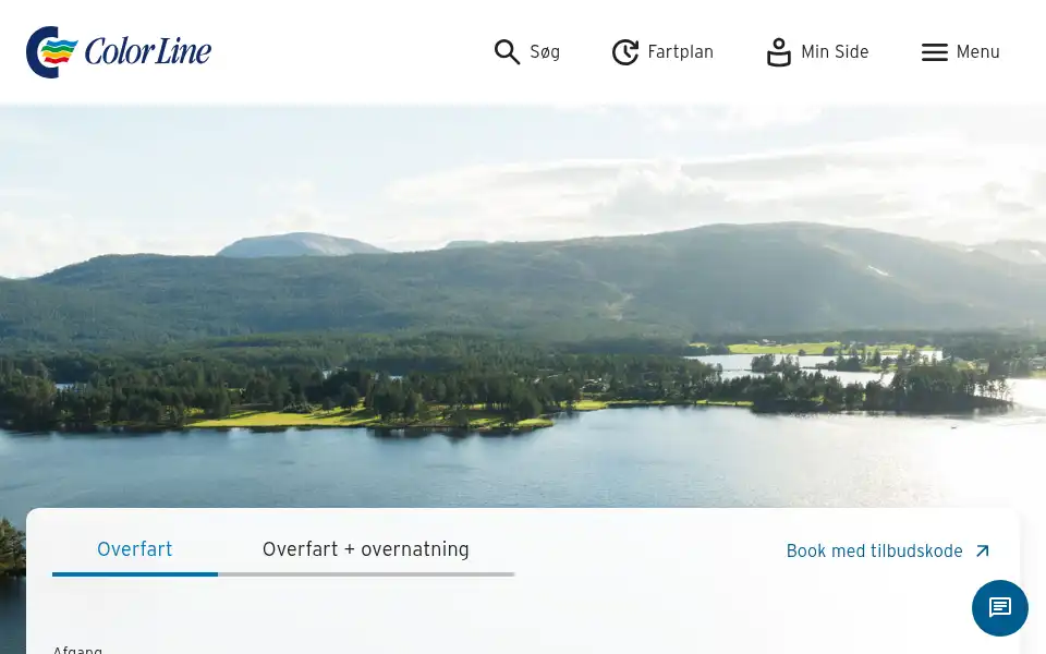 Screenshot of colorline.dk