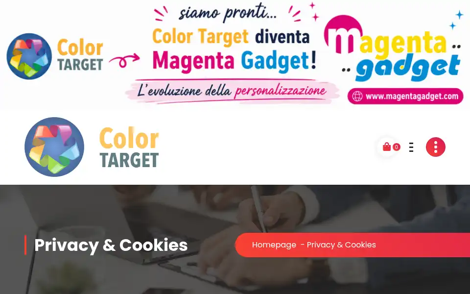 Screenshot of colortarget.it