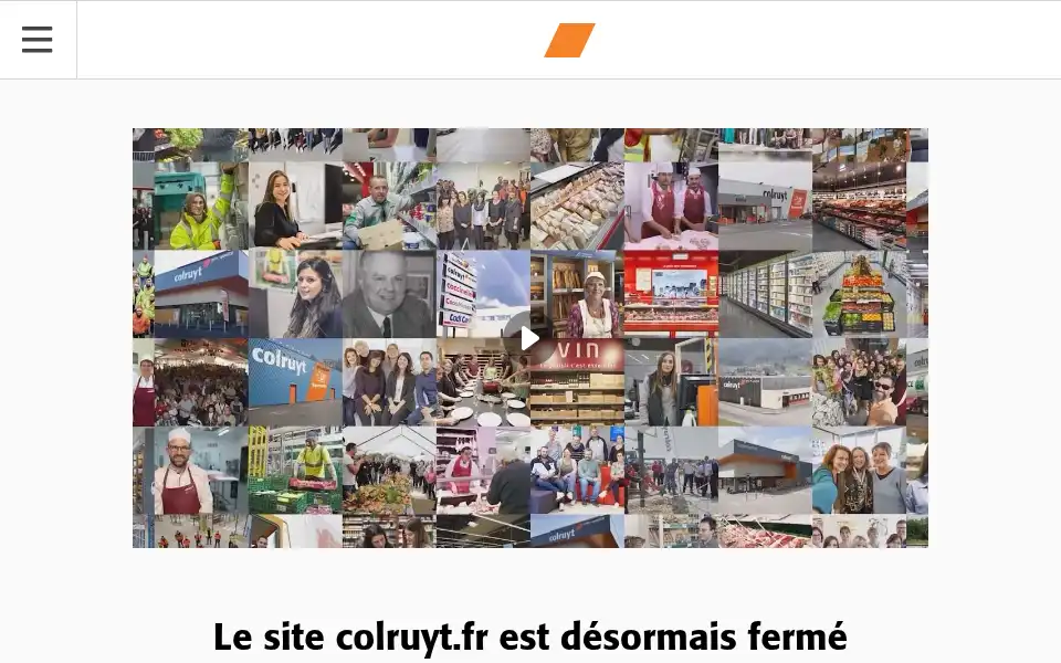Screenshot of colruyt.fr