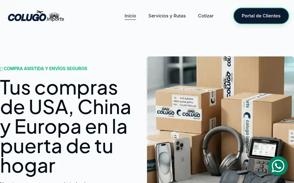 Screenshot of colugoimports.com