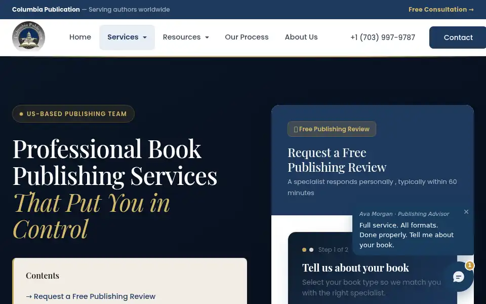 Screenshot of columbiapublication.com