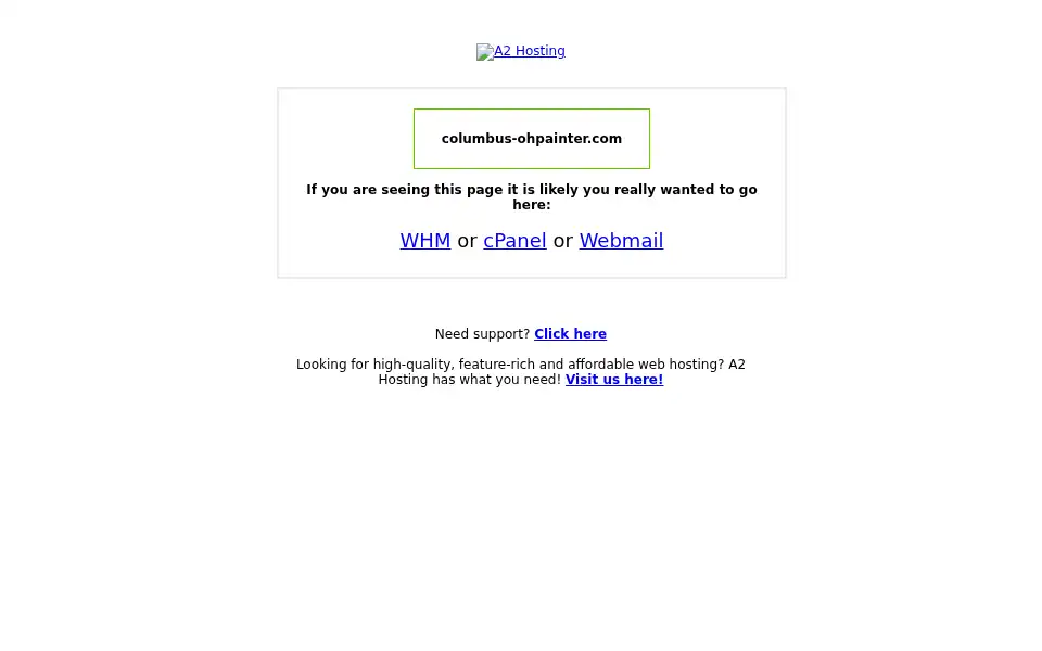 Screenshot of columbus-ohpainter.com