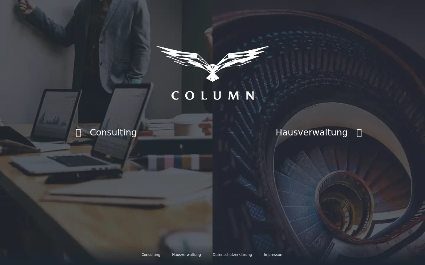 Screenshot of column.de