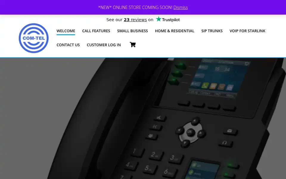Screenshot of com-tel.co.uk