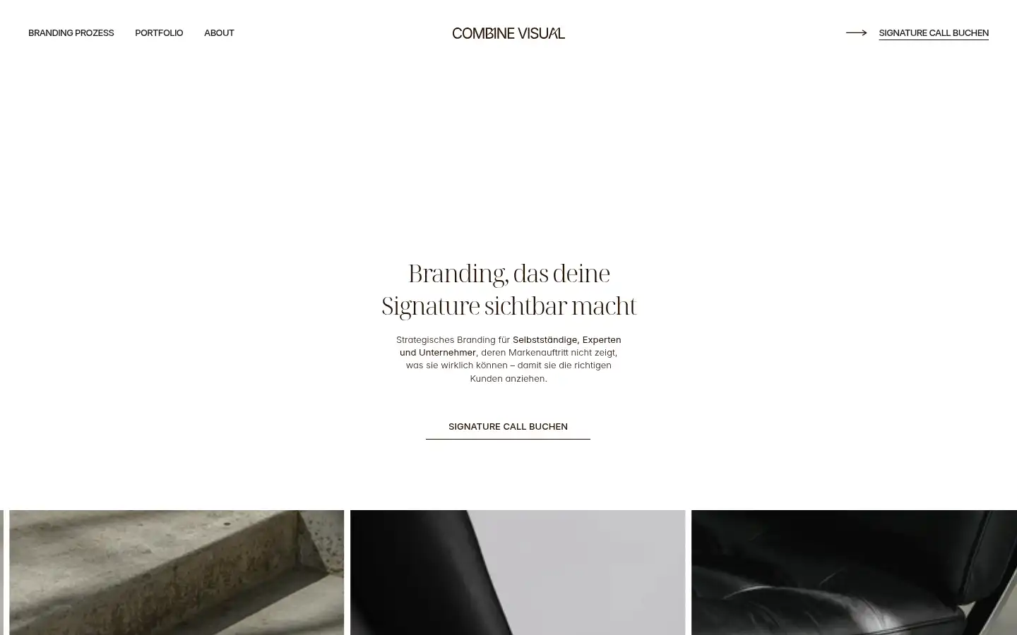 Screenshot of combine-visual.com