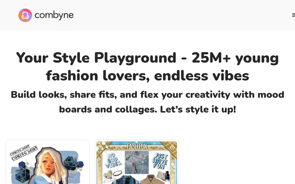 Screenshot of combyne.com