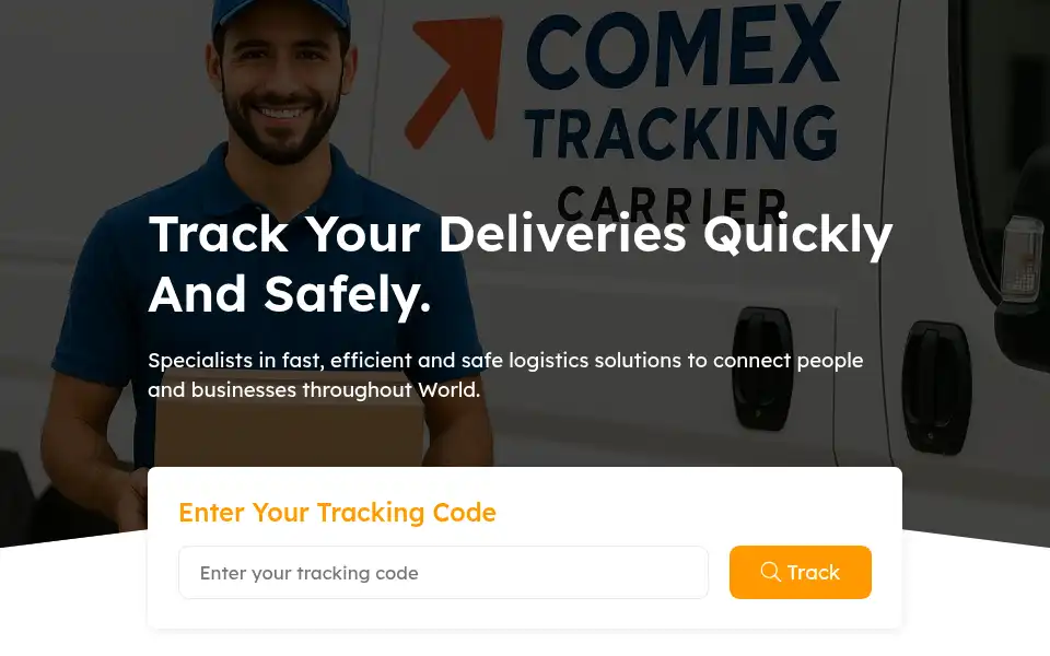Screenshot of comextracking.com