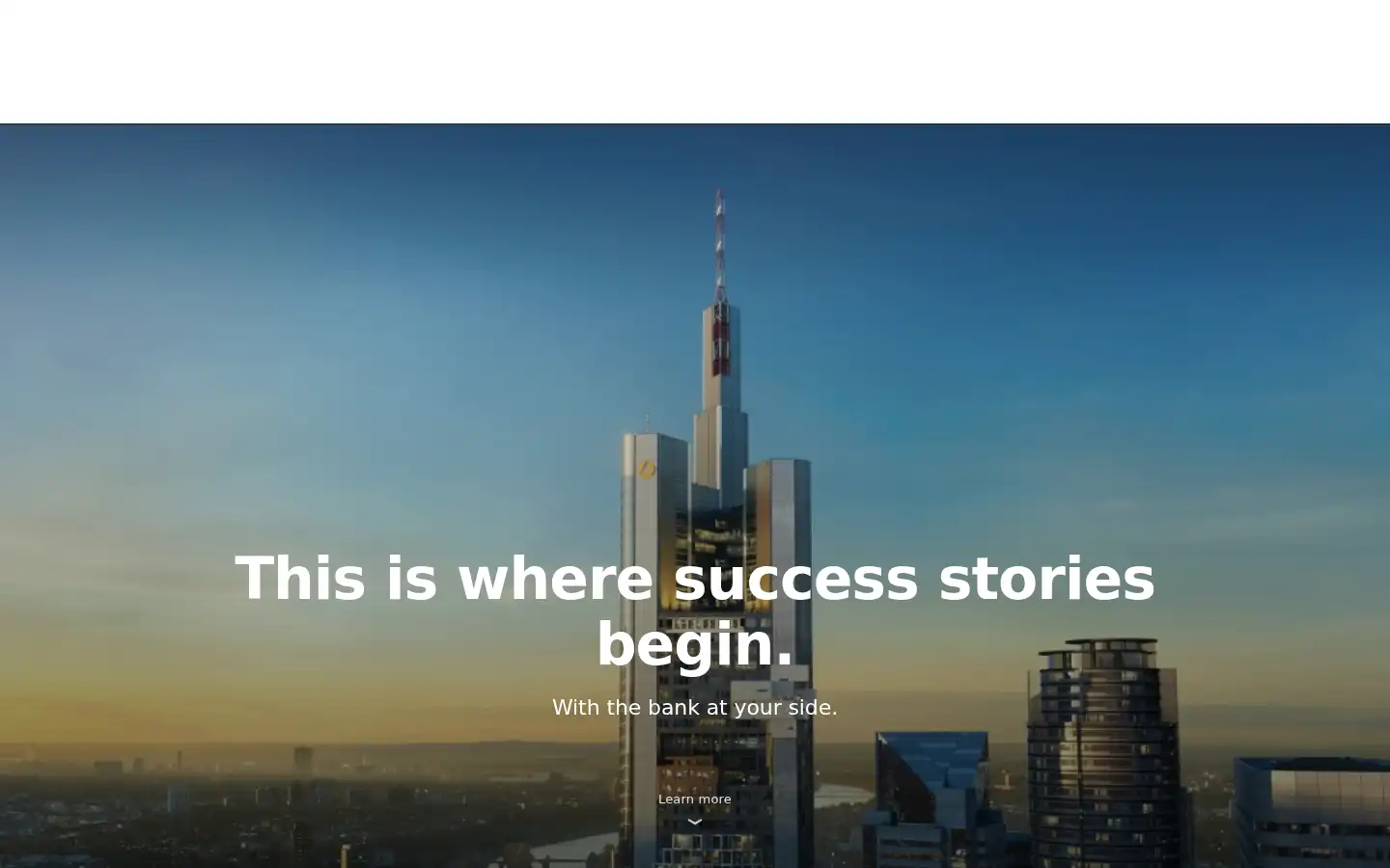 Screenshot of commerzbank.com