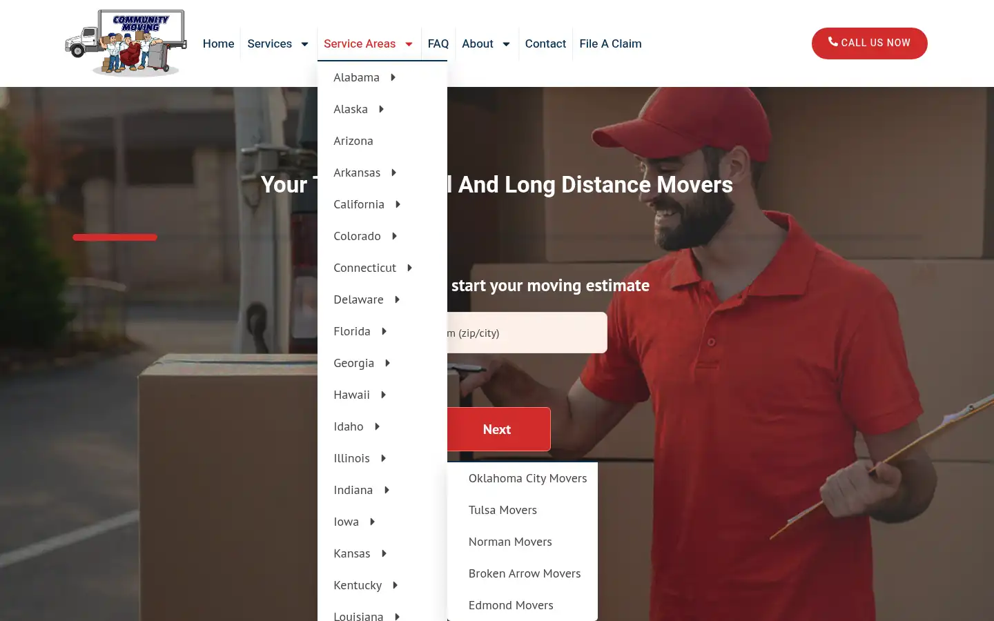 Screenshot of communitymove.com