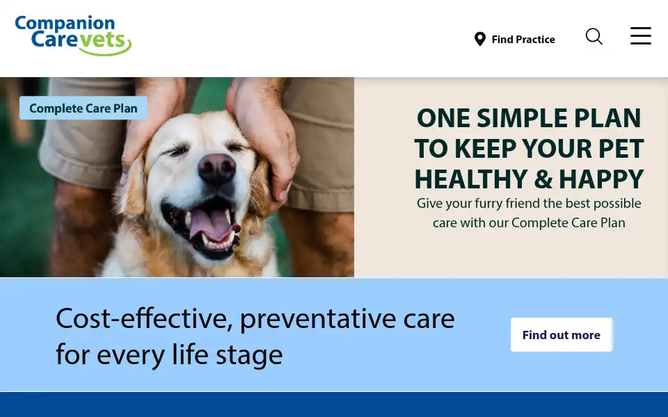 Screenshot of companioncare.co.uk
