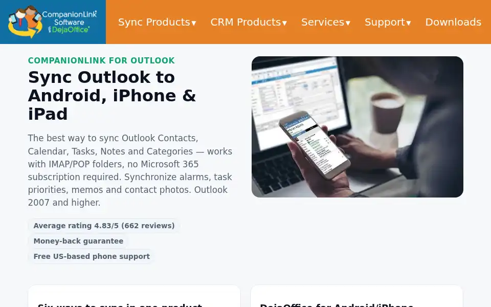 Screenshot of companionlink.com