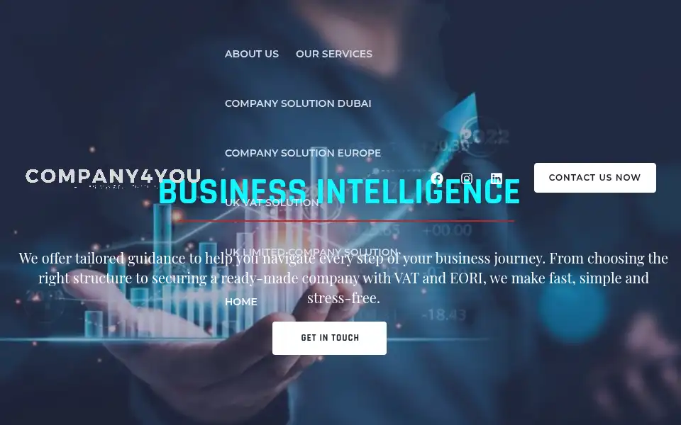 Screenshot of company4you.co.uk