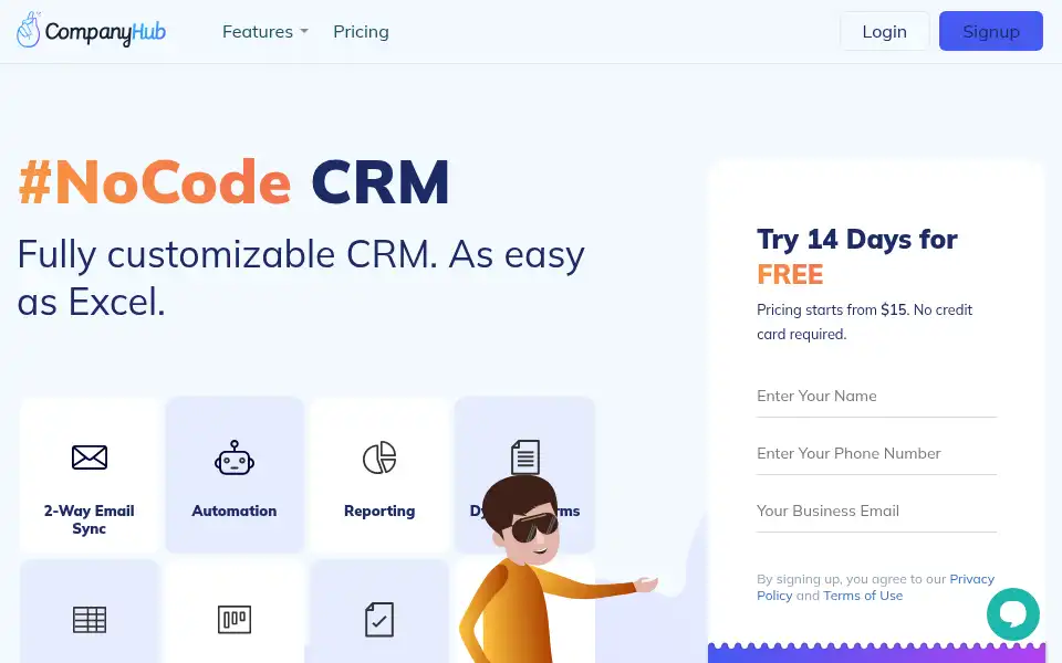 Screenshot of companyhub.com