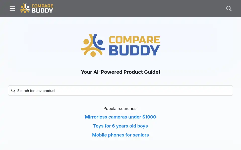 Screenshot of comparebuddy.co.uk