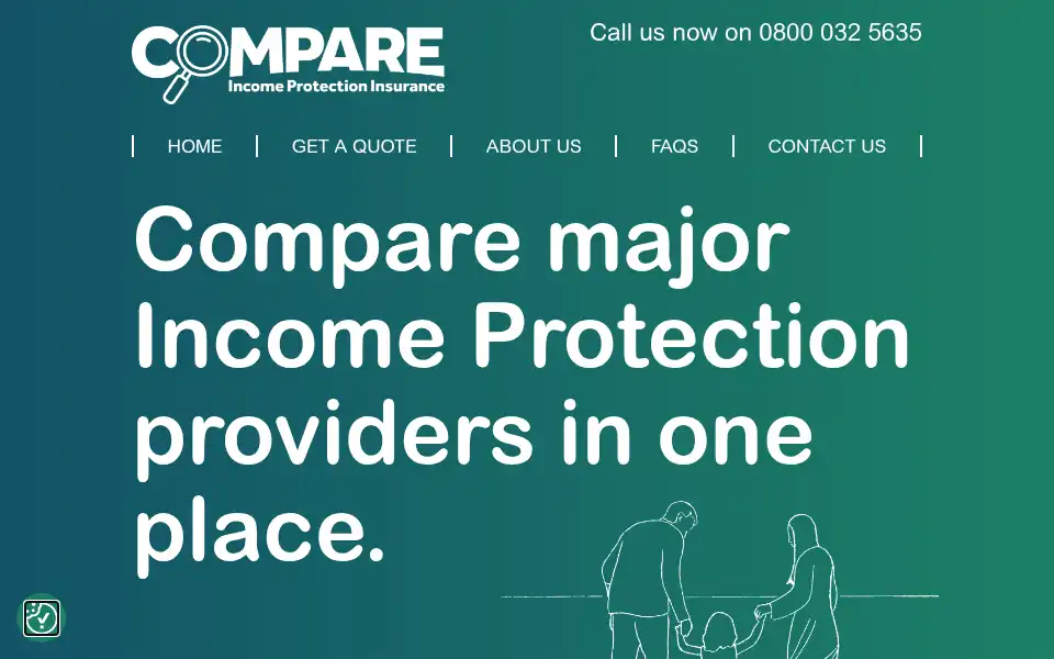 Screenshot of compareincomeprotectioninsurance.com
