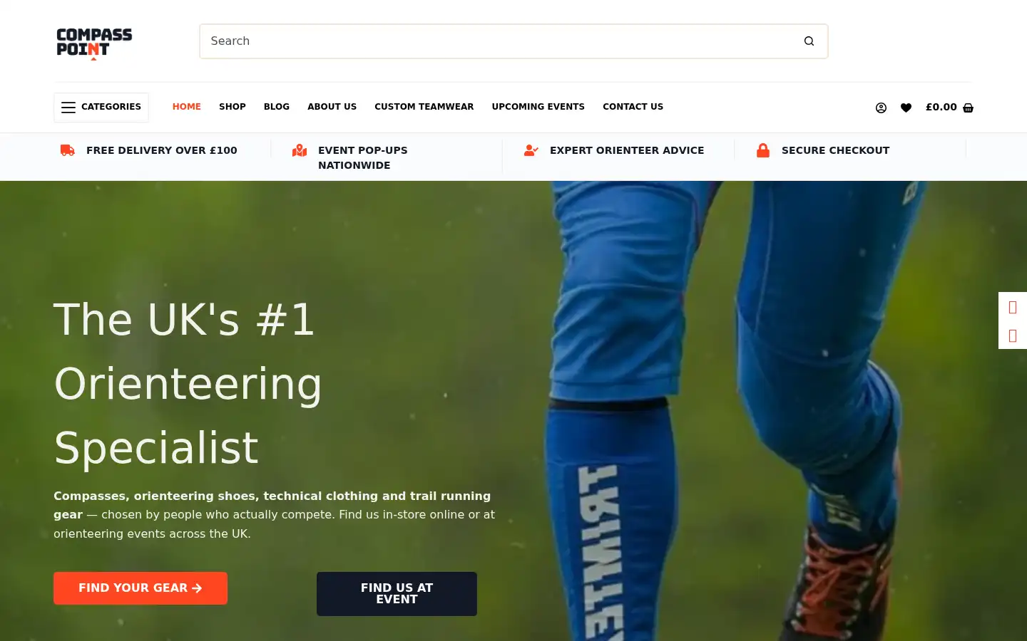 Screenshot of compasspoint-online.co.uk