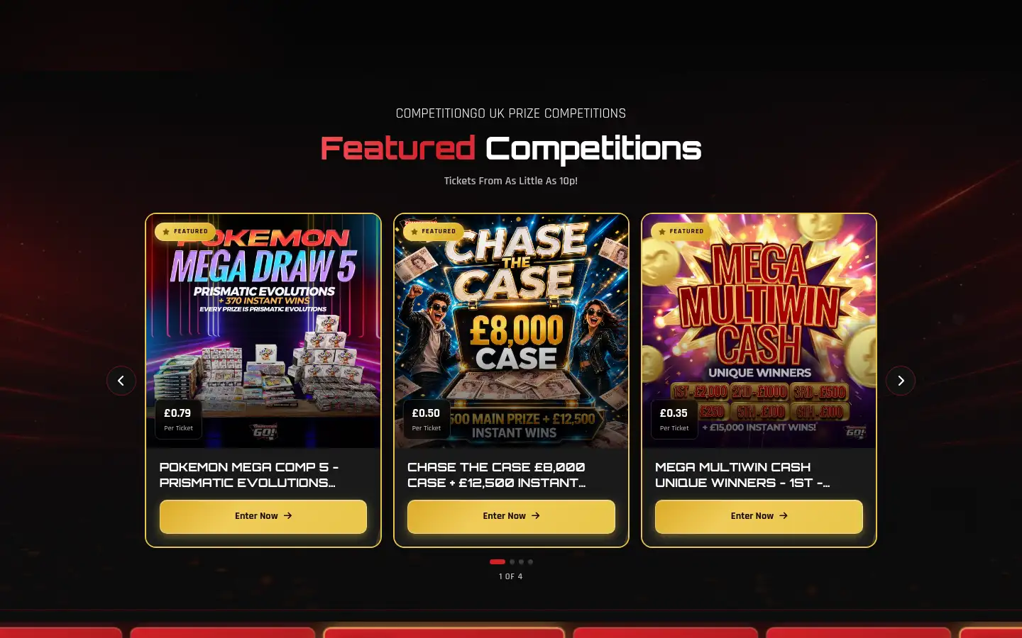 Screenshot of competitiongo.co.uk