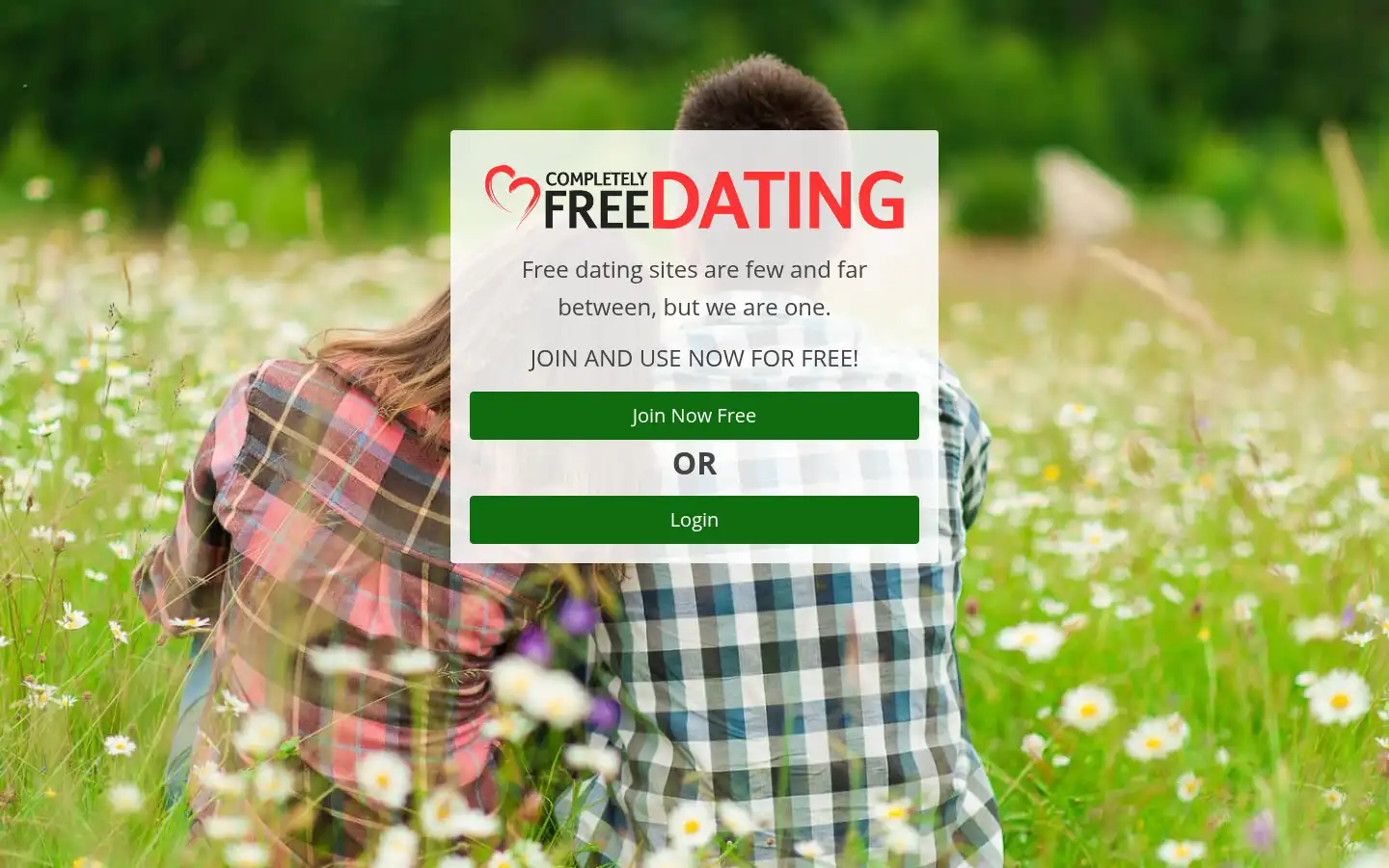 Screenshot of completelyfreedating.com.au