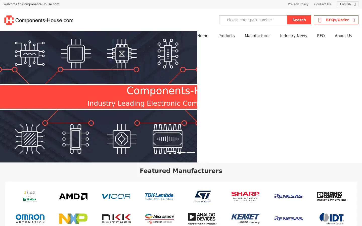 Screenshot of components-house.com