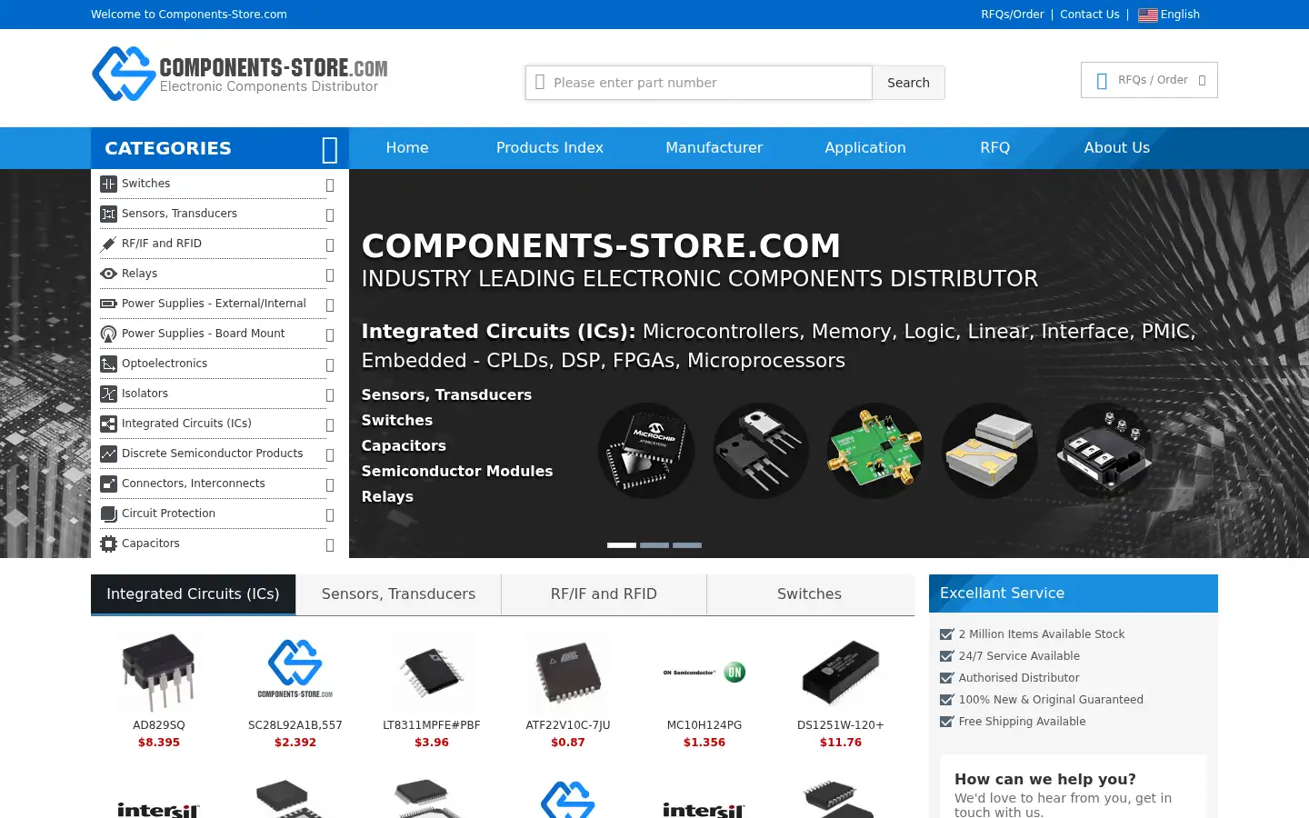 Screenshot of components-store.com