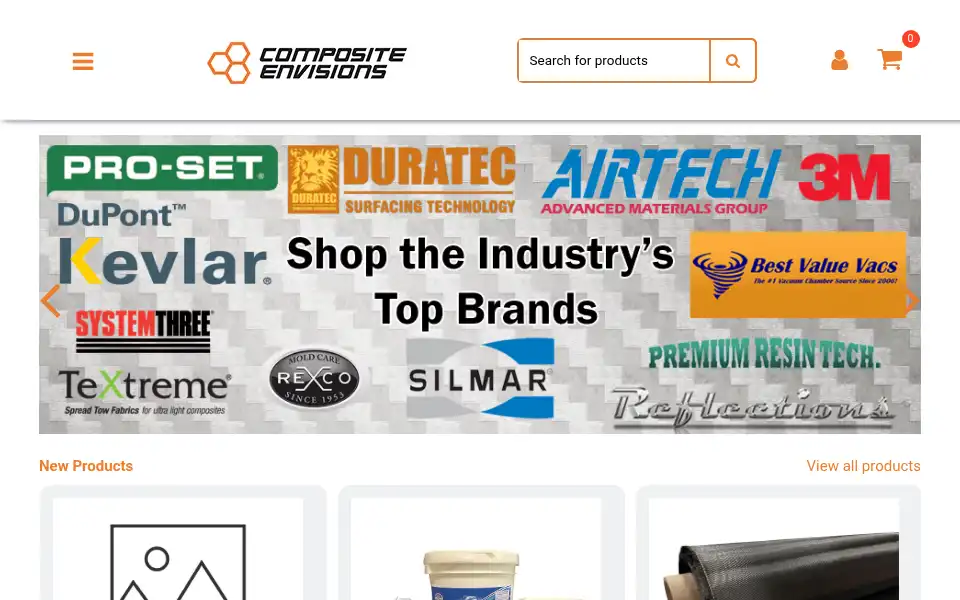 Screenshot of compositeenvisions.com