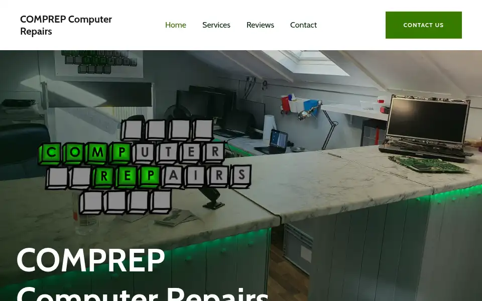 Screenshot of comprep.info